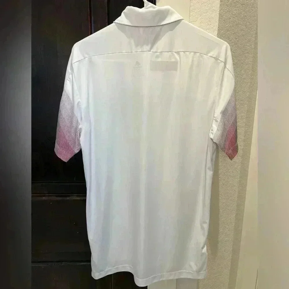 Adidas Texas A&M Men’s Performance White Polo- Size Small
